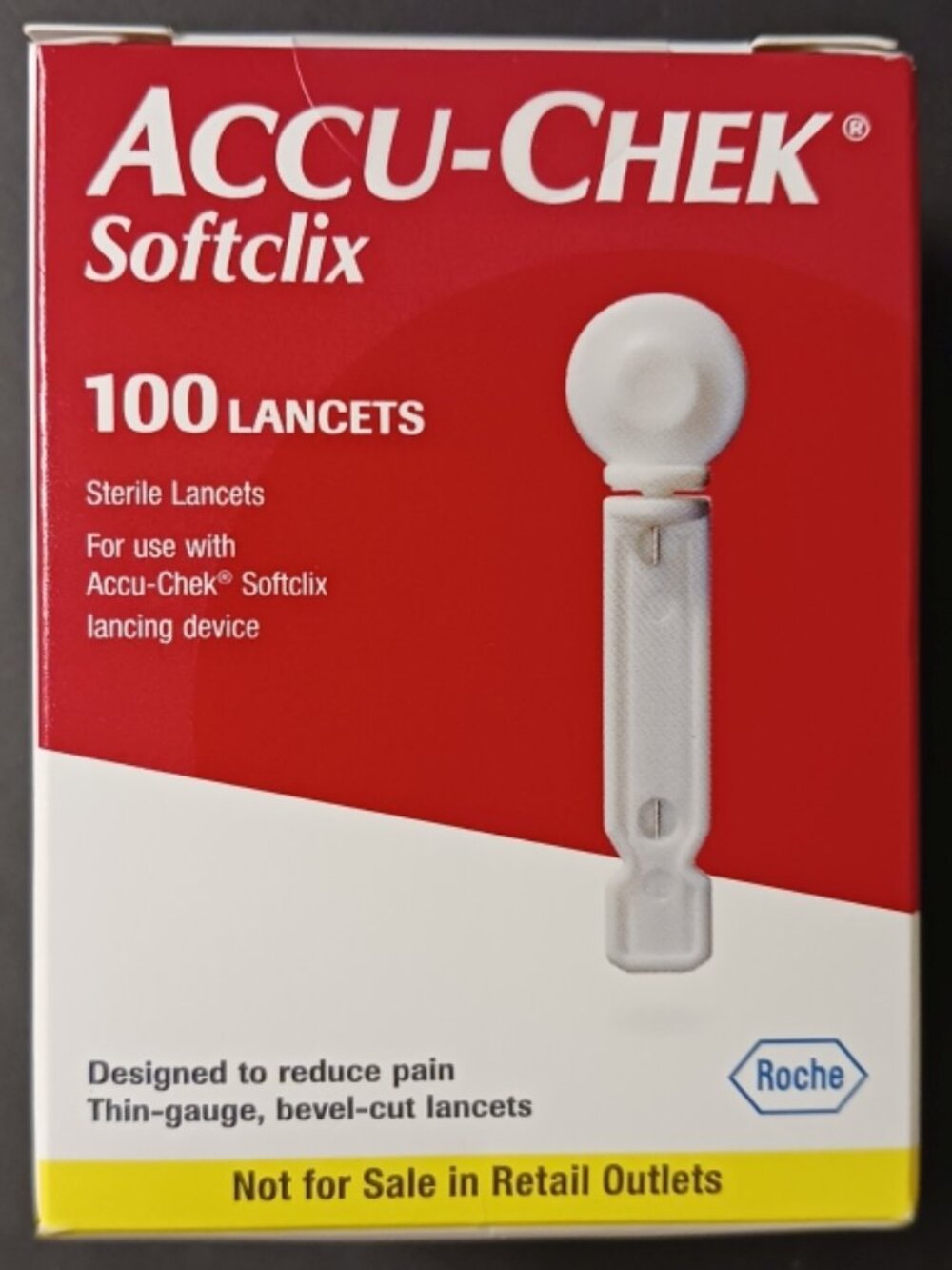 Accu-Chek Softclix Lancets 100ct NEW AND SEALED **USA SELLER**